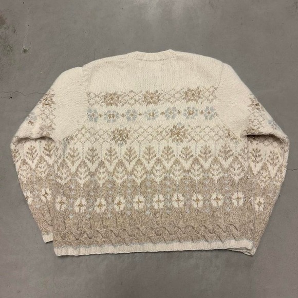 Vintage 90s women's pattern cardigan sweater - Picture 3 of 6